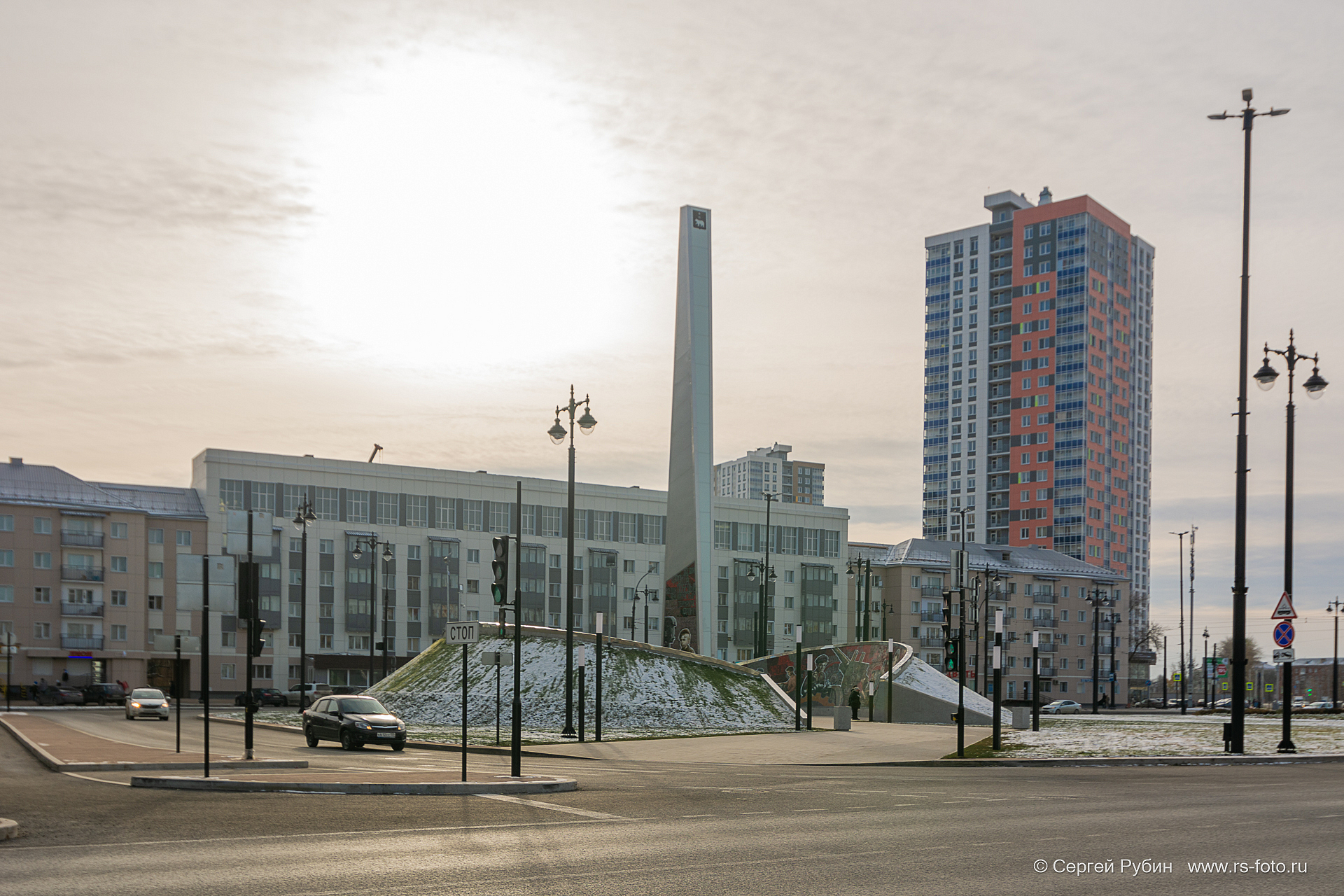 Пермь – город трудовой доблести. Стела и мозаика. Фоторепортаж.